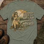 A Woman Needs a Man Like a Fish Needs a Bicycle