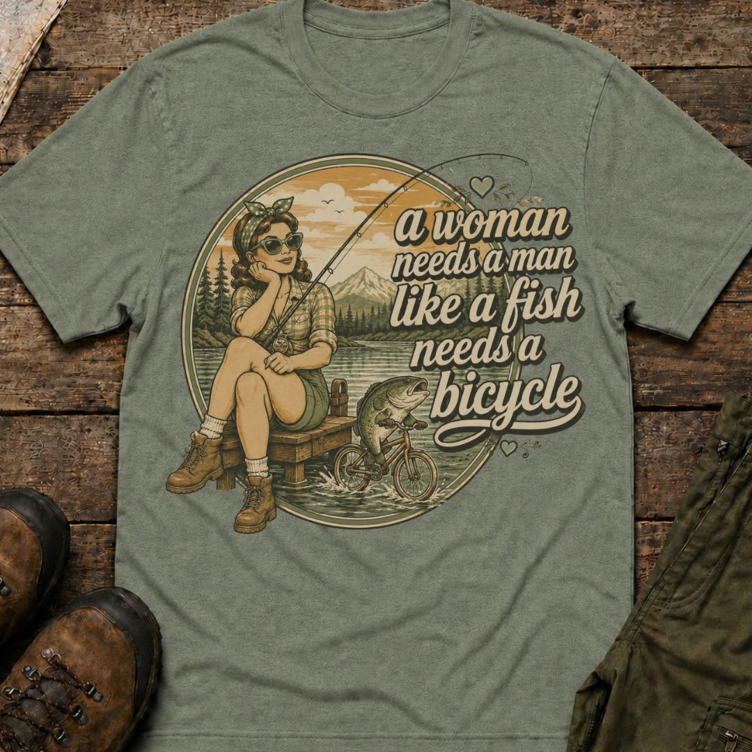 A Woman Needs a Man Like a Fish Needs a Bicycle