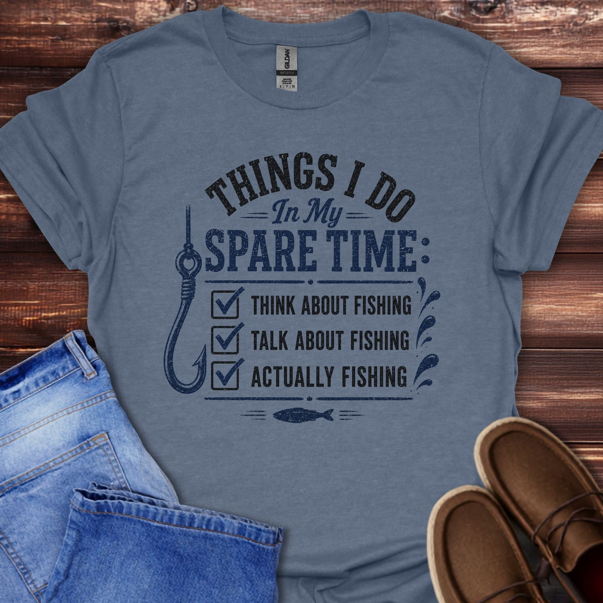 Spare Time Checklist T-Shirt