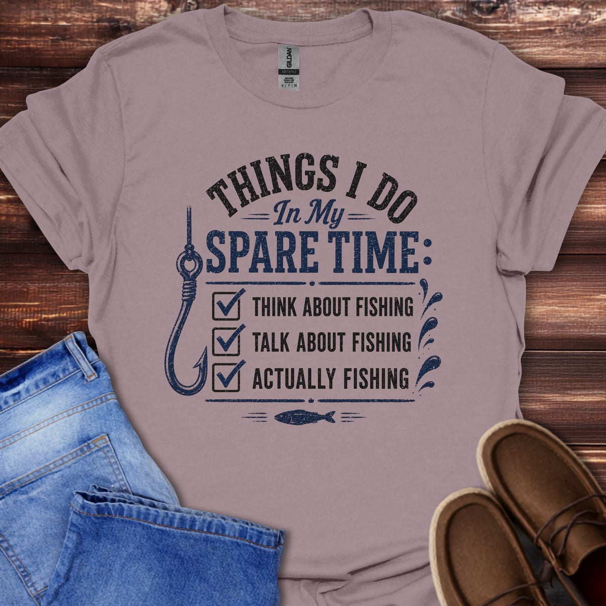 Spare Time Checklist T-Shirt