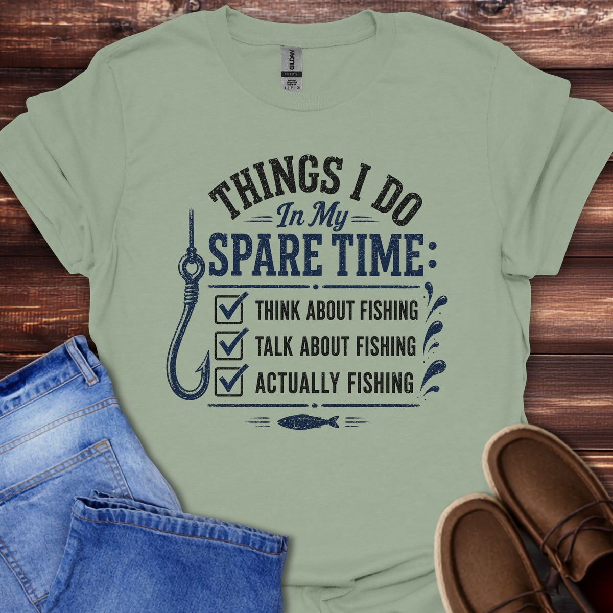 Spare Time Checklist T-Shirt