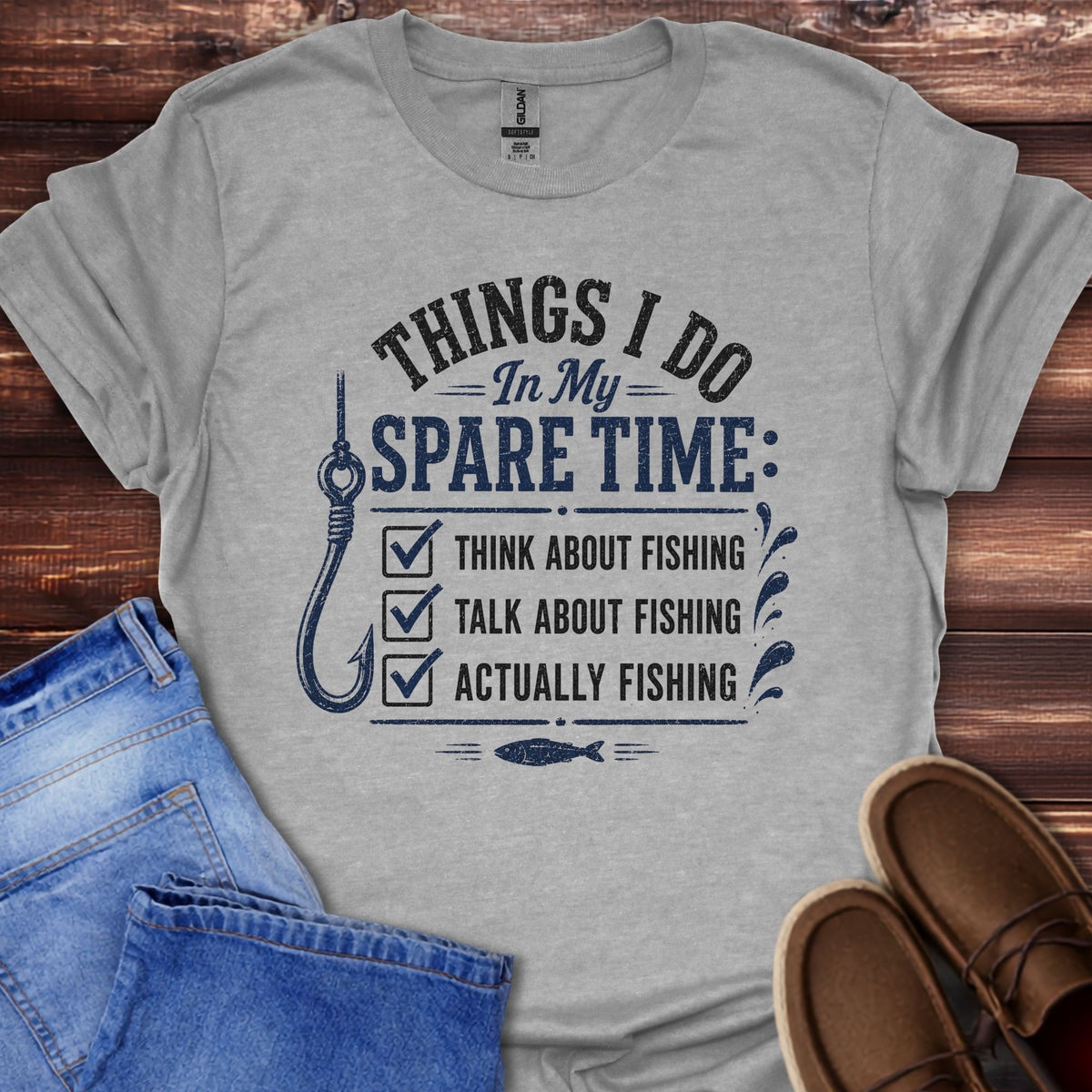 Spare Time Checklist T-Shirt