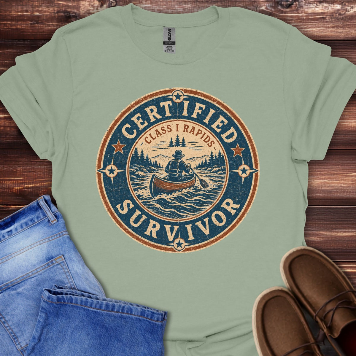 Class 1 Rapids Survivor T-Shirt