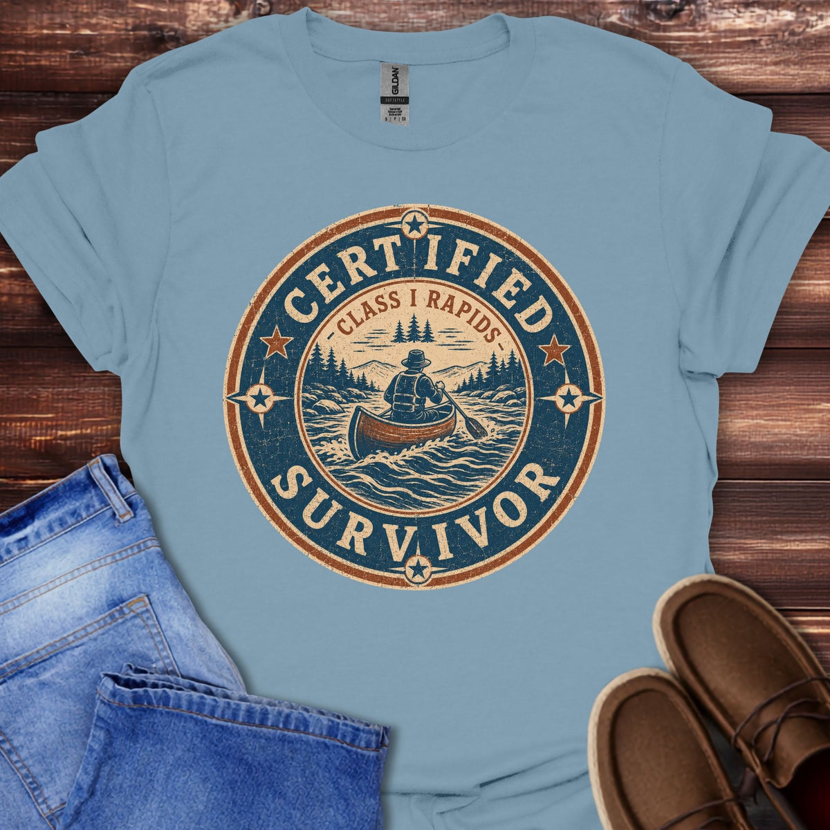 Class 1 Rapids Survivor T-Shirt
