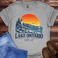 Lake Ontario Lighthouse Sunset T-Shirt