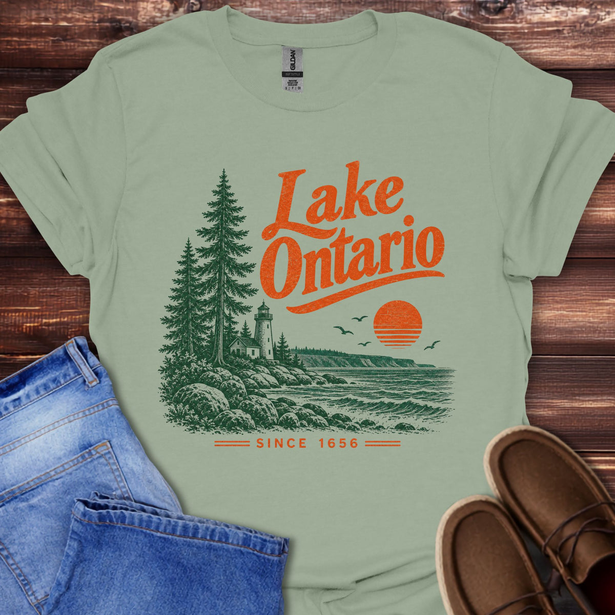 Lake Ontario Lighthouse T-Shirt