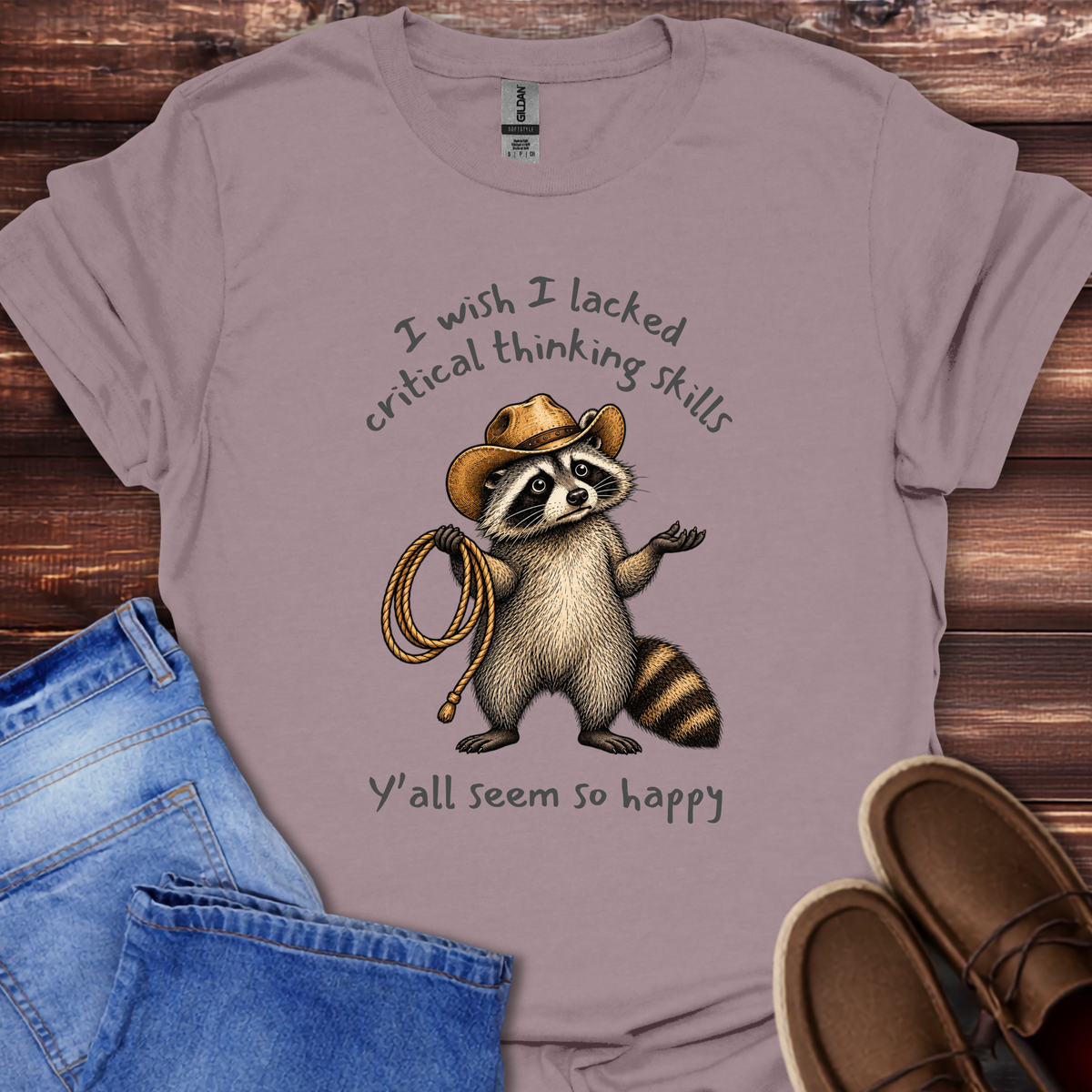 I wish I lacked critical thinking skills T-Shirt