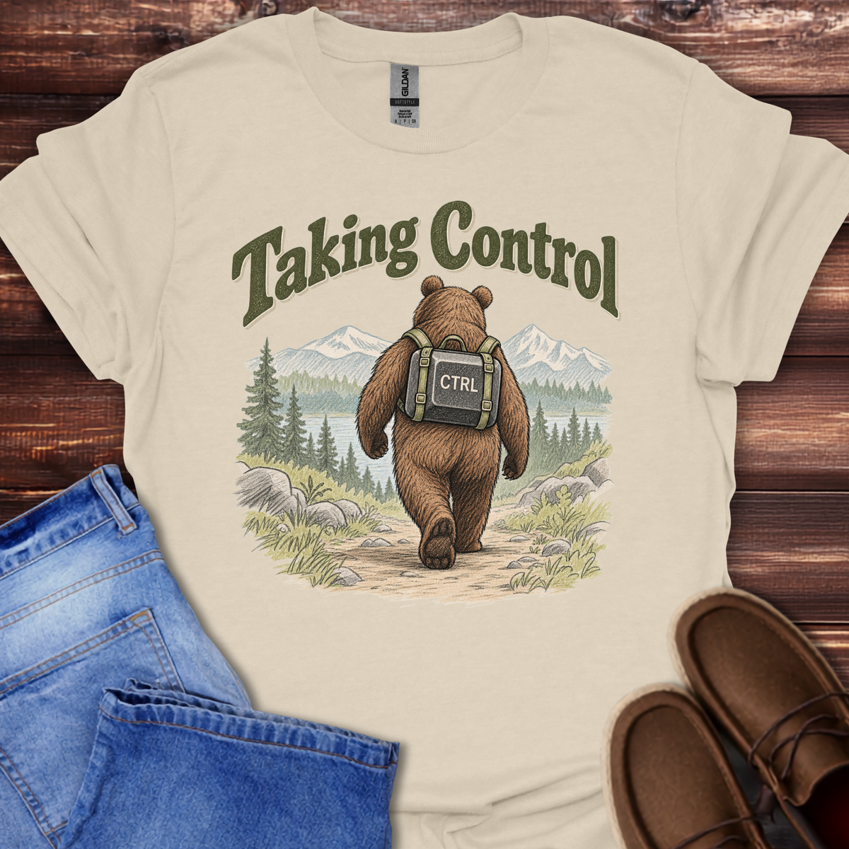 Taking Control Bear T-Shirt