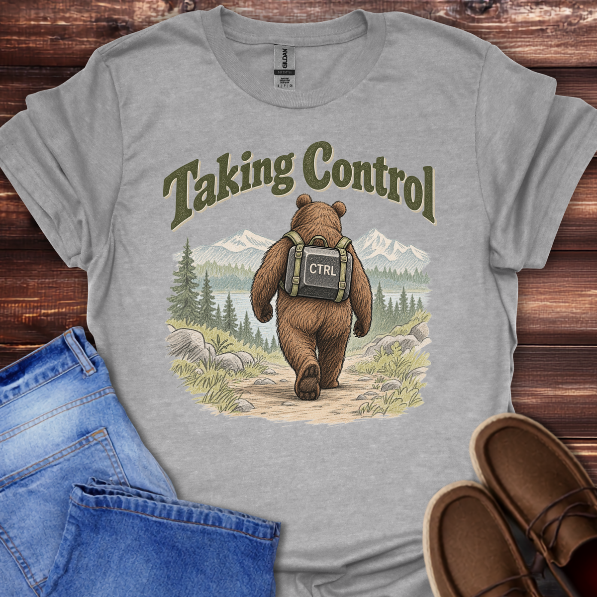 Taking Control Bear T-Shirt