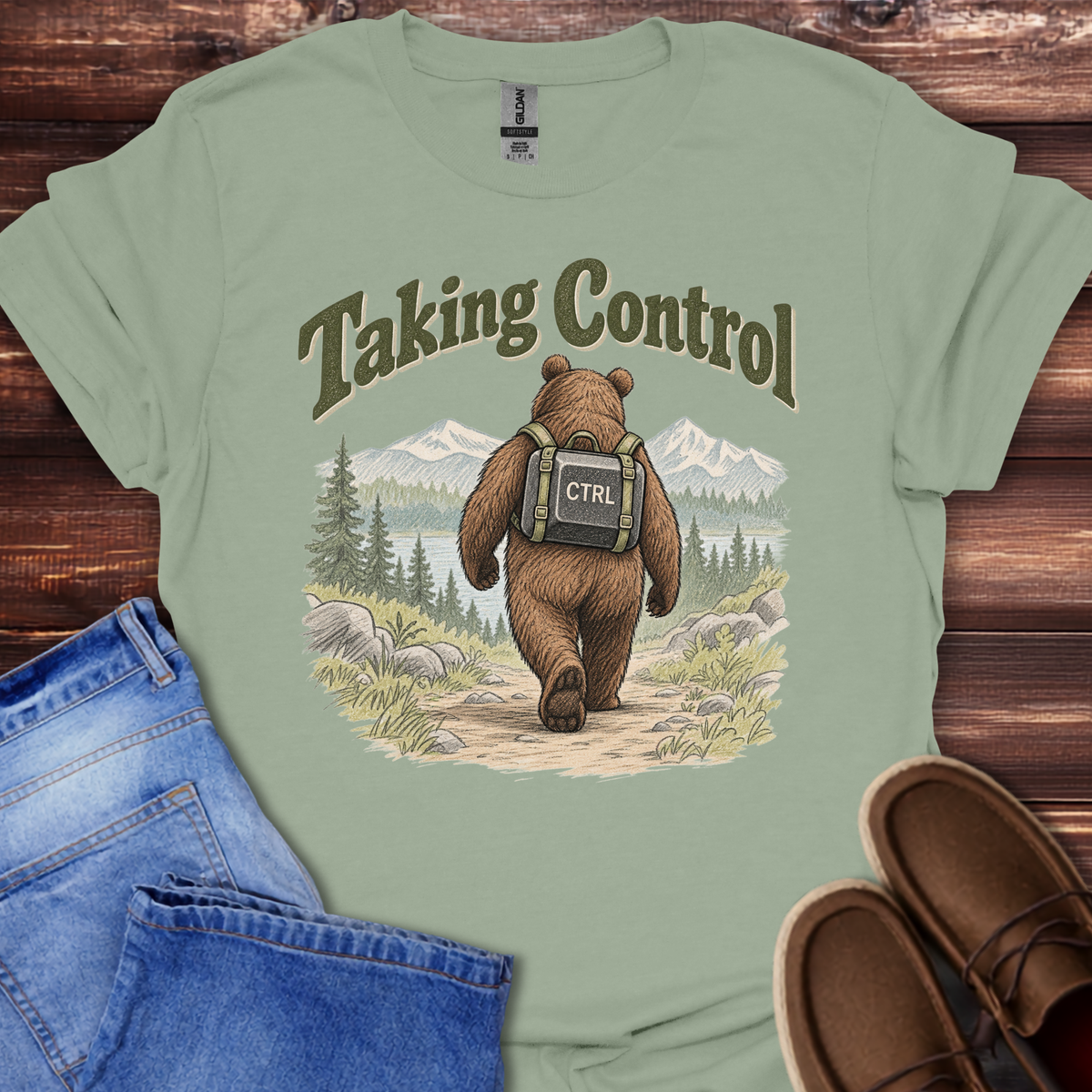 Taking Control Bear T-Shirt