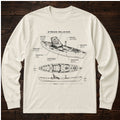 Kayak Schematic Long Sleeve Tee