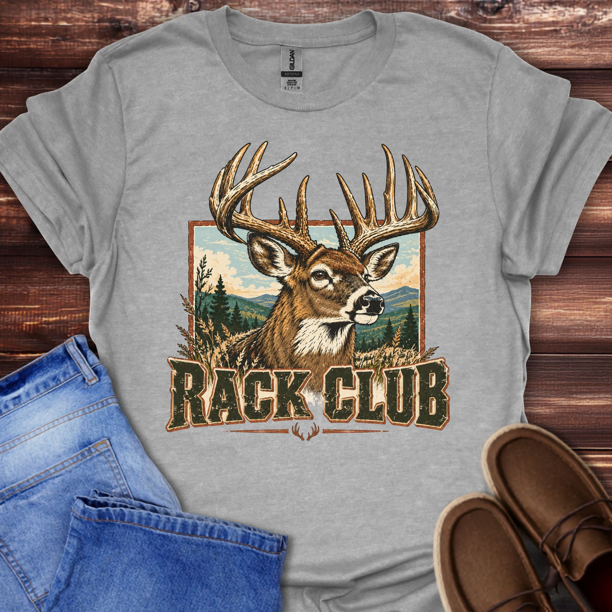 Rack Club Deer Hunting T-Shirt