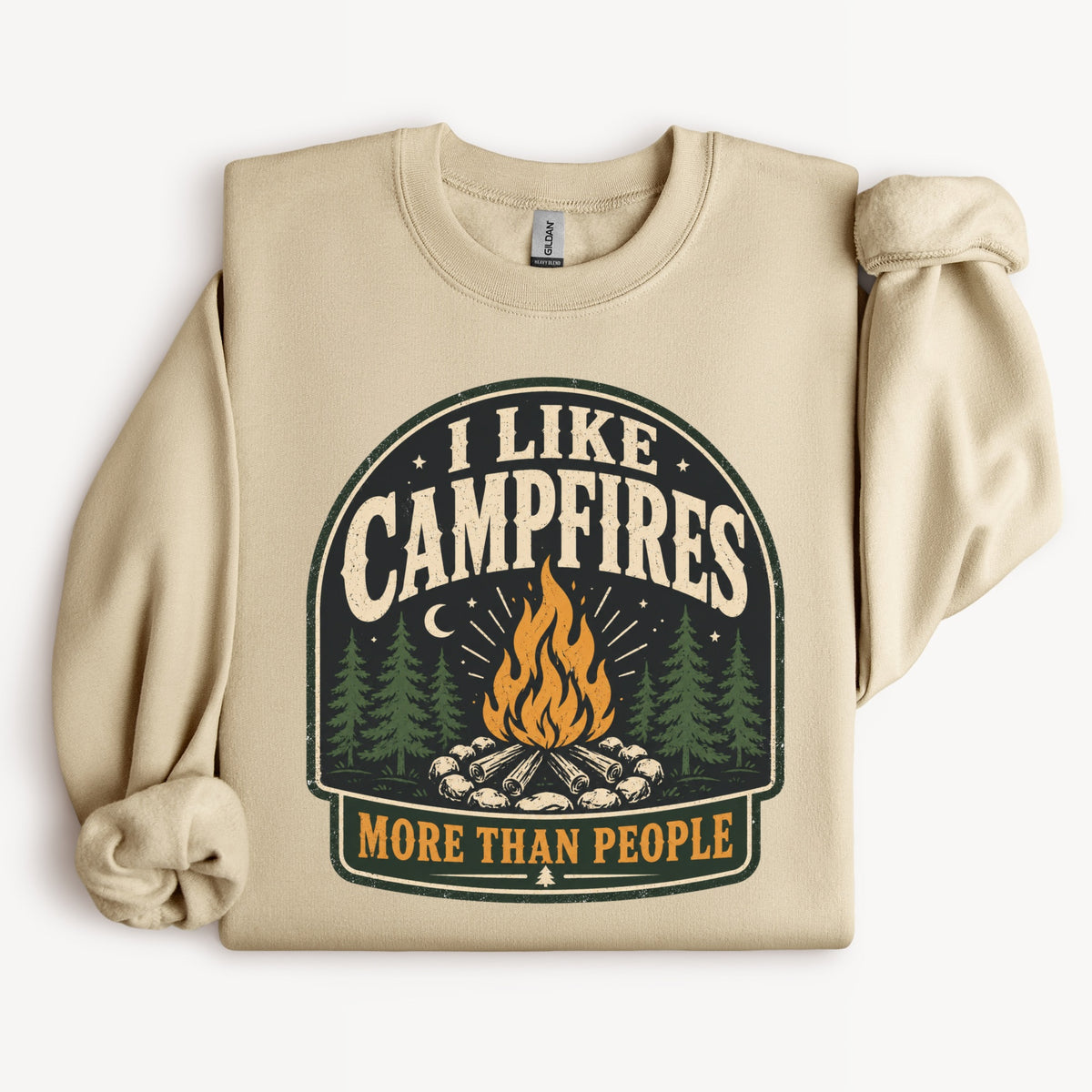 I Like Campfires More Than People Sweatshirt