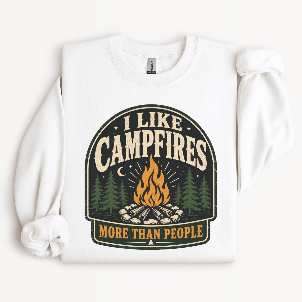 I Like Campfires More Than People Sweatshirt