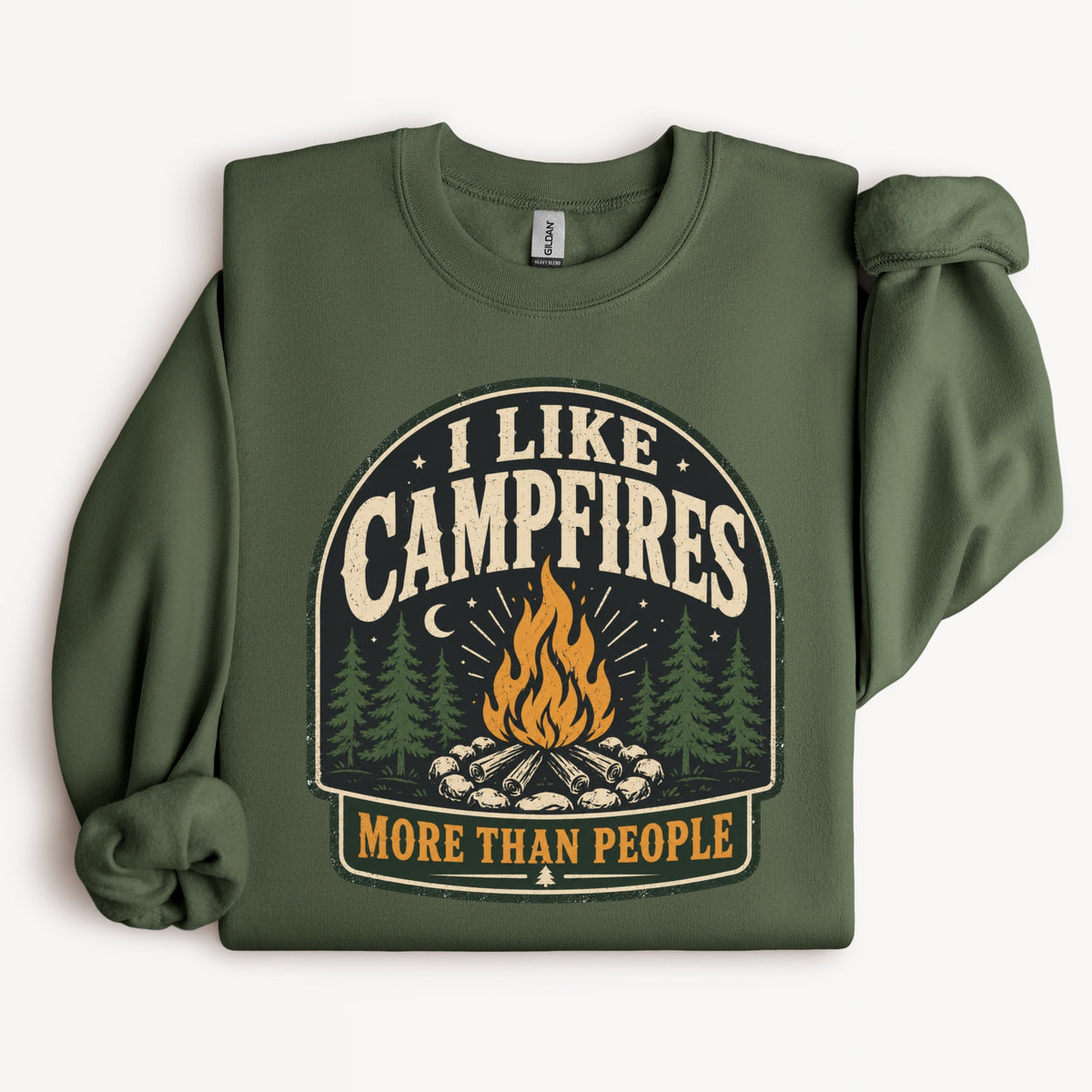 I Like Campfires More Than People Sweatshirt