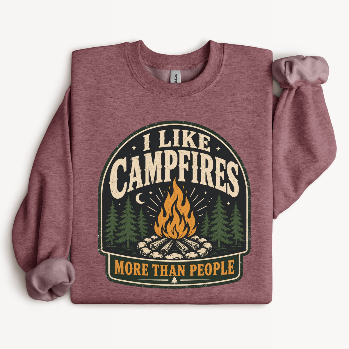 I Like Campfires More Than People Sweatshirt