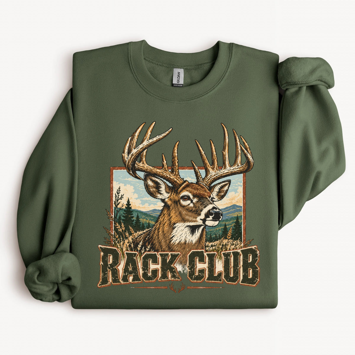 Rack Club Deer Hunting Sweatshirt