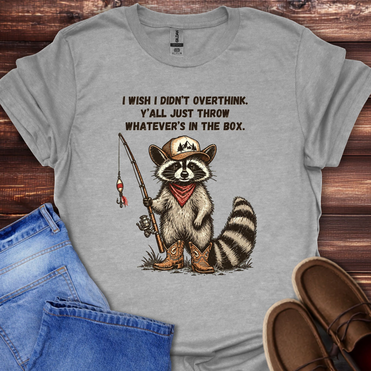 I Wish I Didn’t Overthink Fishing T-Shirt