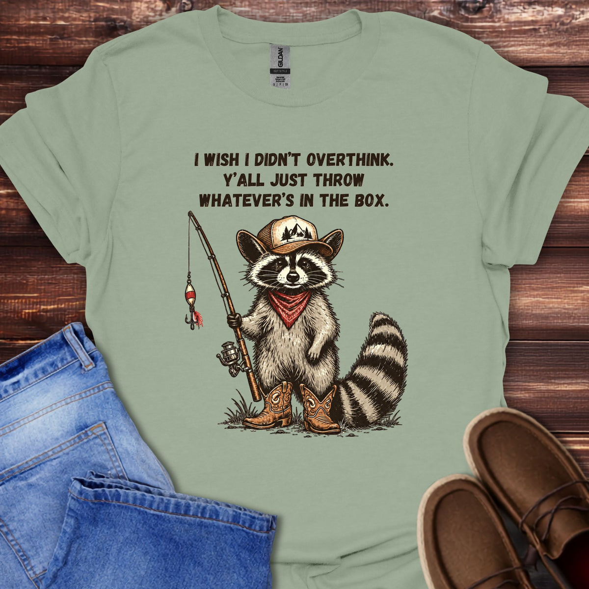 I Wish I Didn’t Overthink Fishing T-Shirt