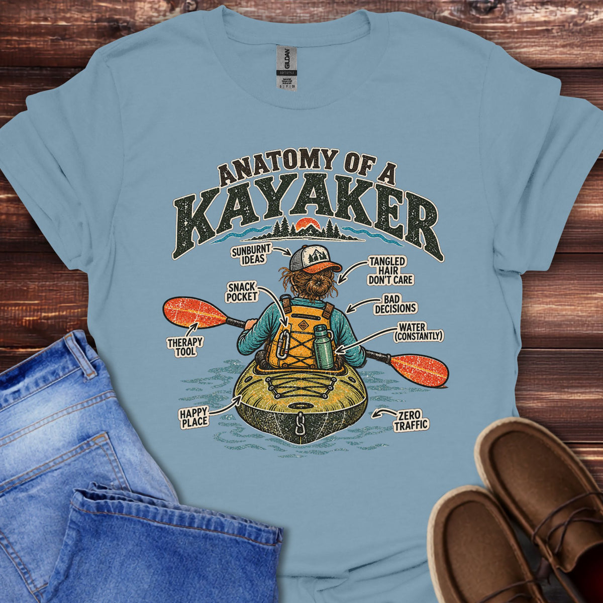 Anatomy of a Kayaker T-Shirt