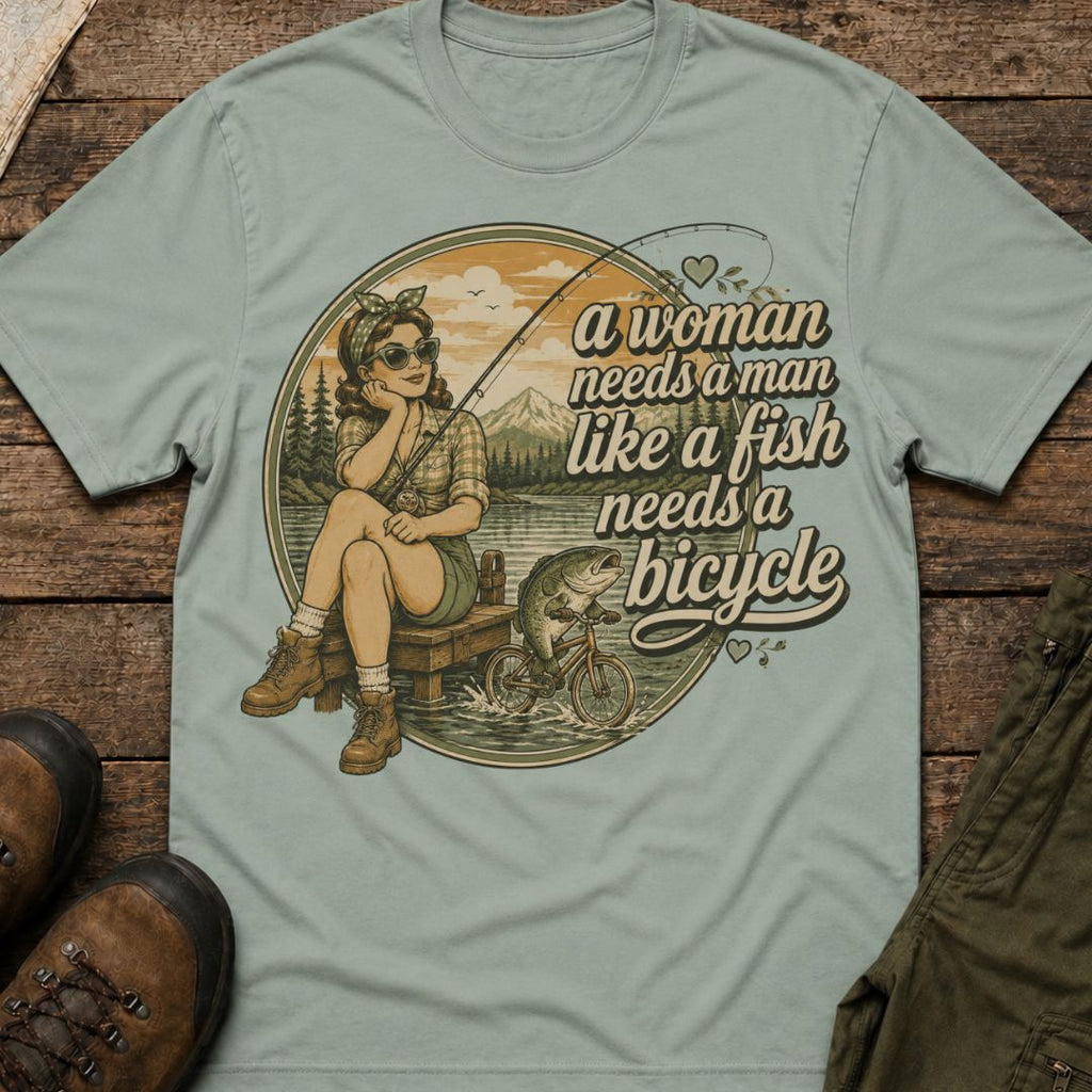 A Woman Needs a Man Like a Fish Needs a Bicycle