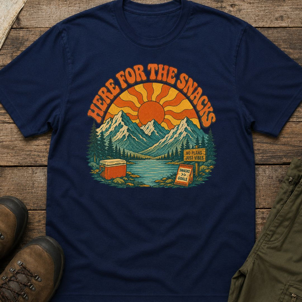 Here for the Snacks Retro Mountain