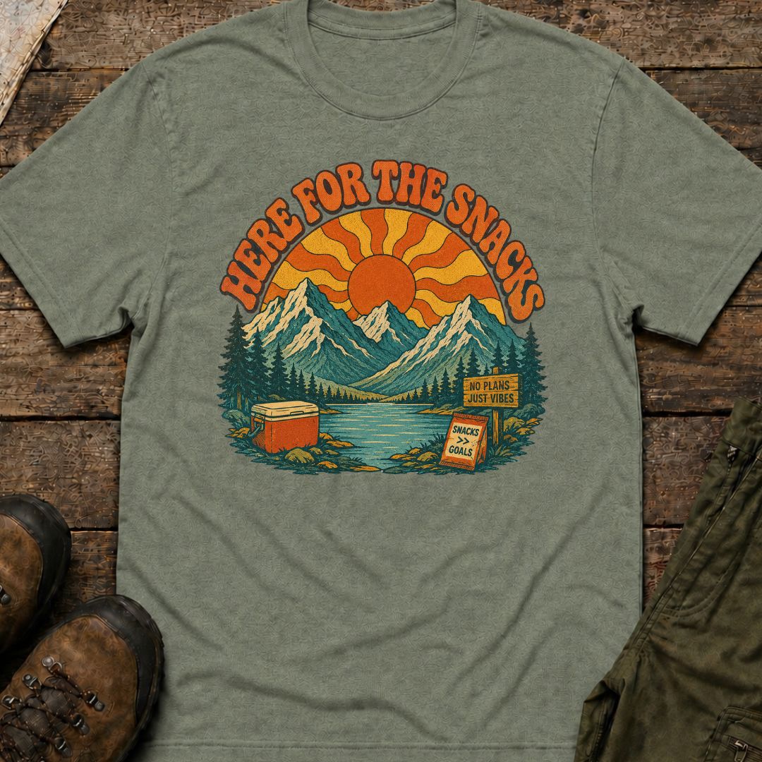 Here for the Snacks Retro Mountain
