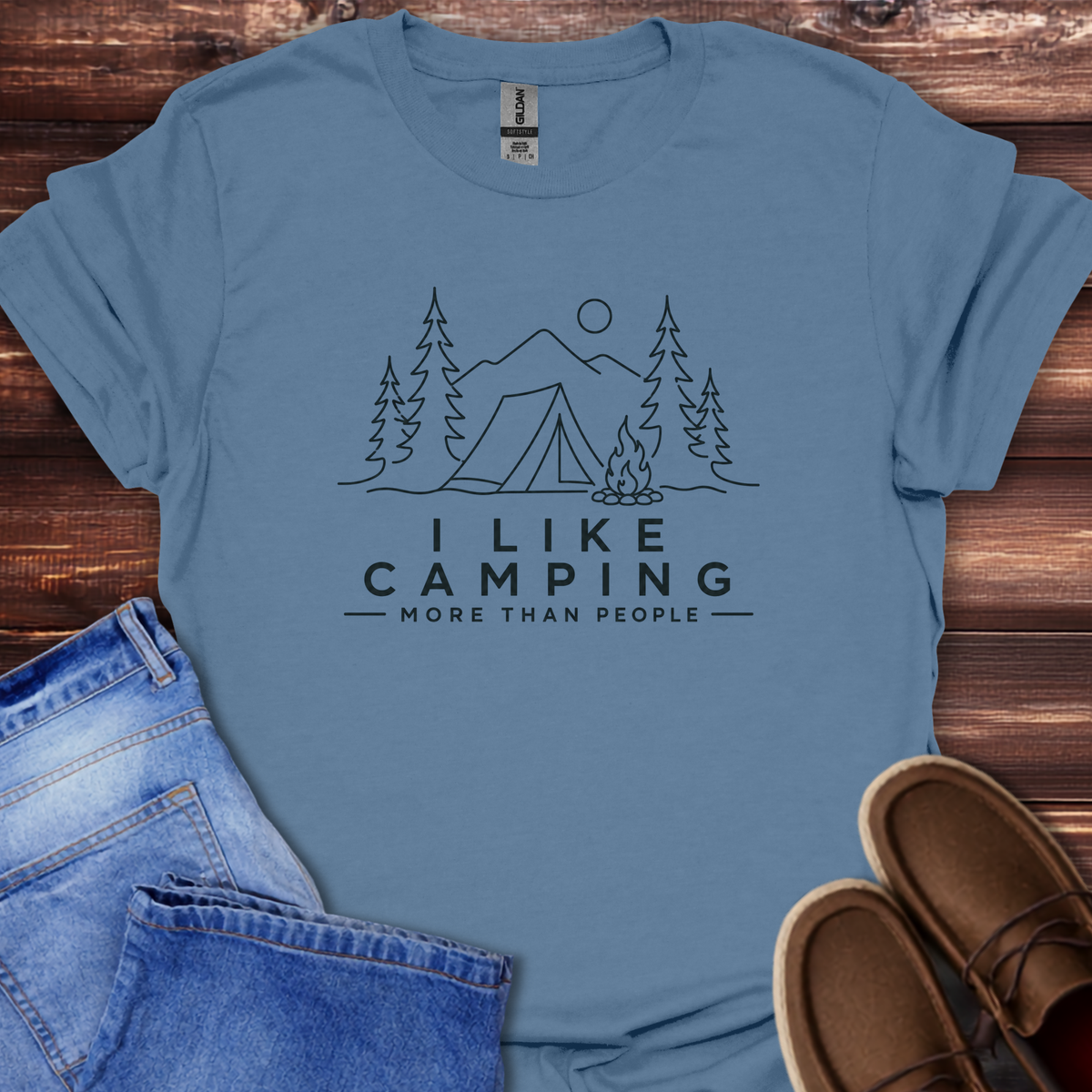 I Like Camping More Than People T-Shirt