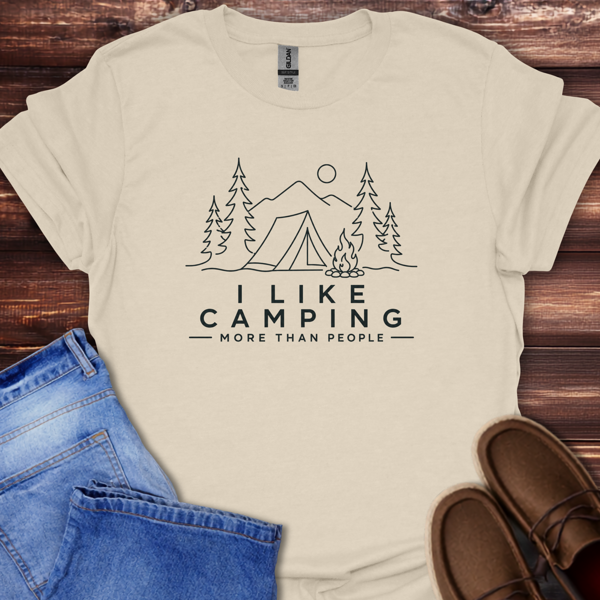 I Like Camping More Than People T-Shirt