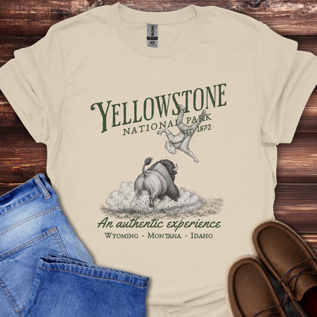Yellowstone An Authentic Experience T-Shirt
