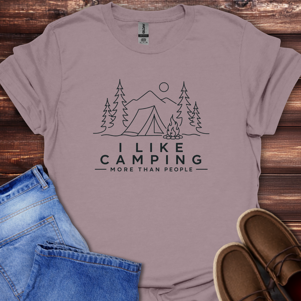 I Like Camping More Than People T-Shirt