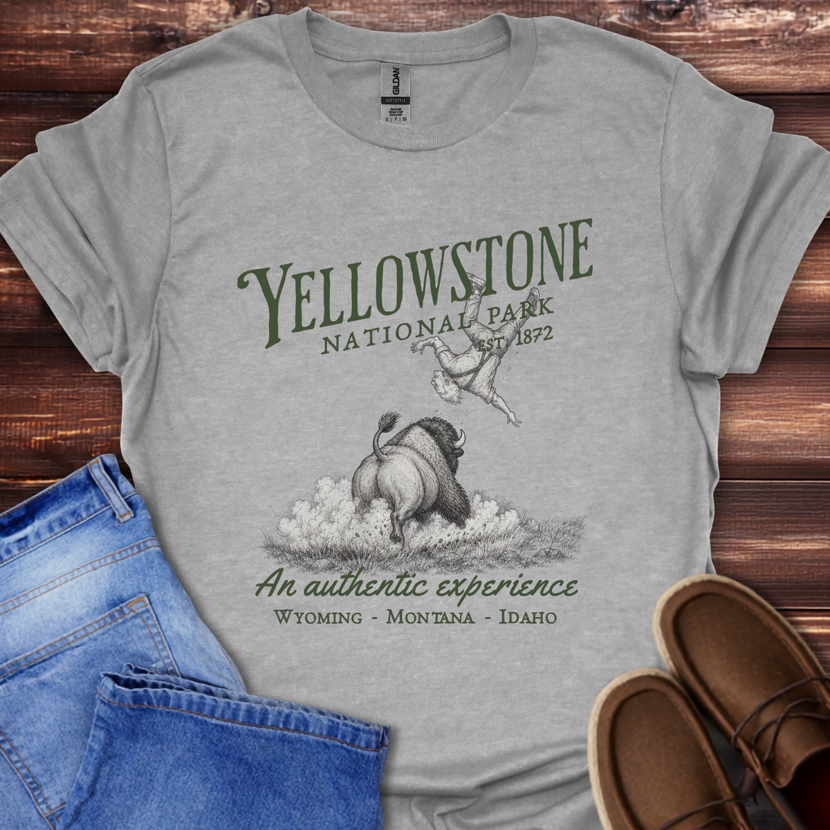 Yellowstone An Authentic Experience T-Shirt