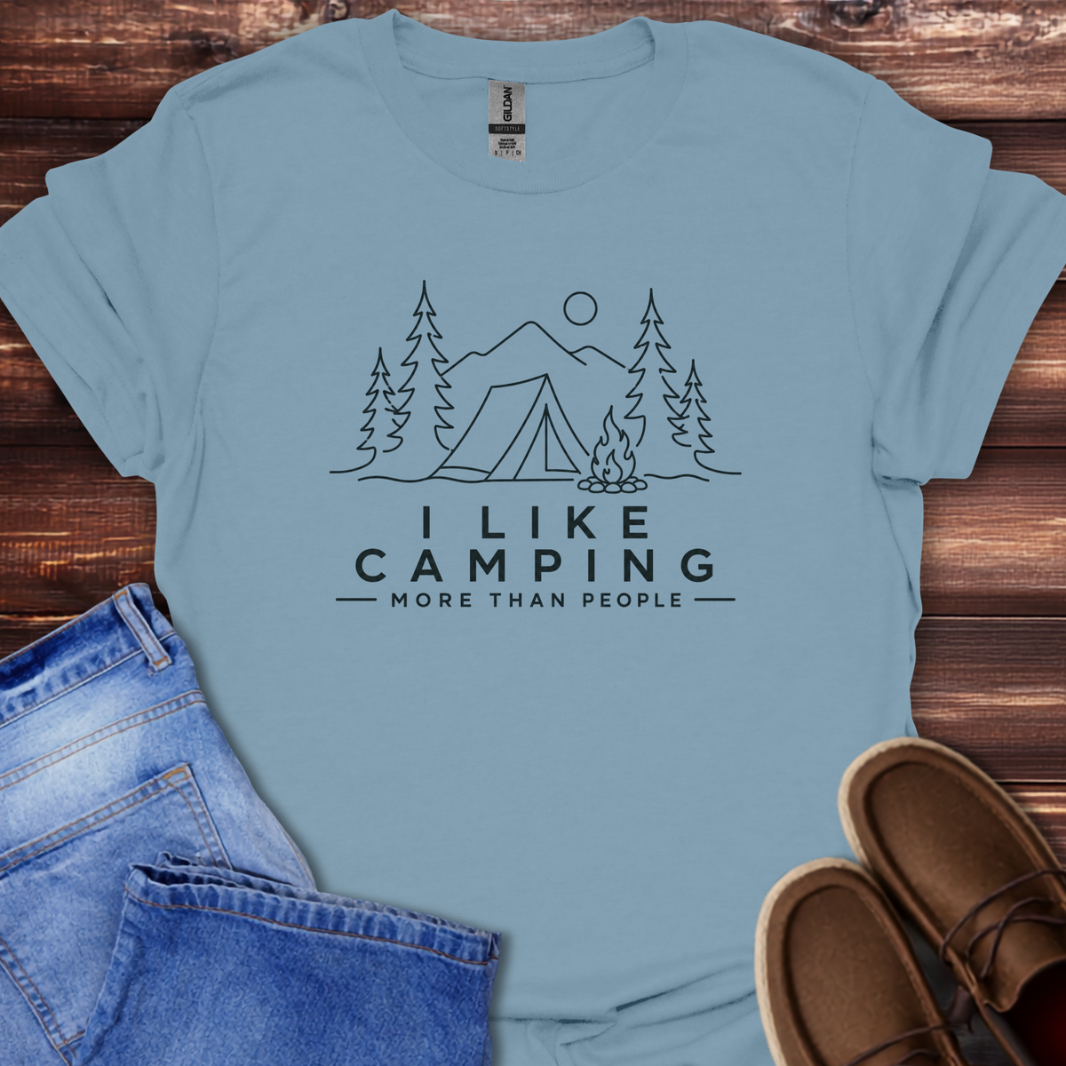 I Like Camping More Than People T-Shirt