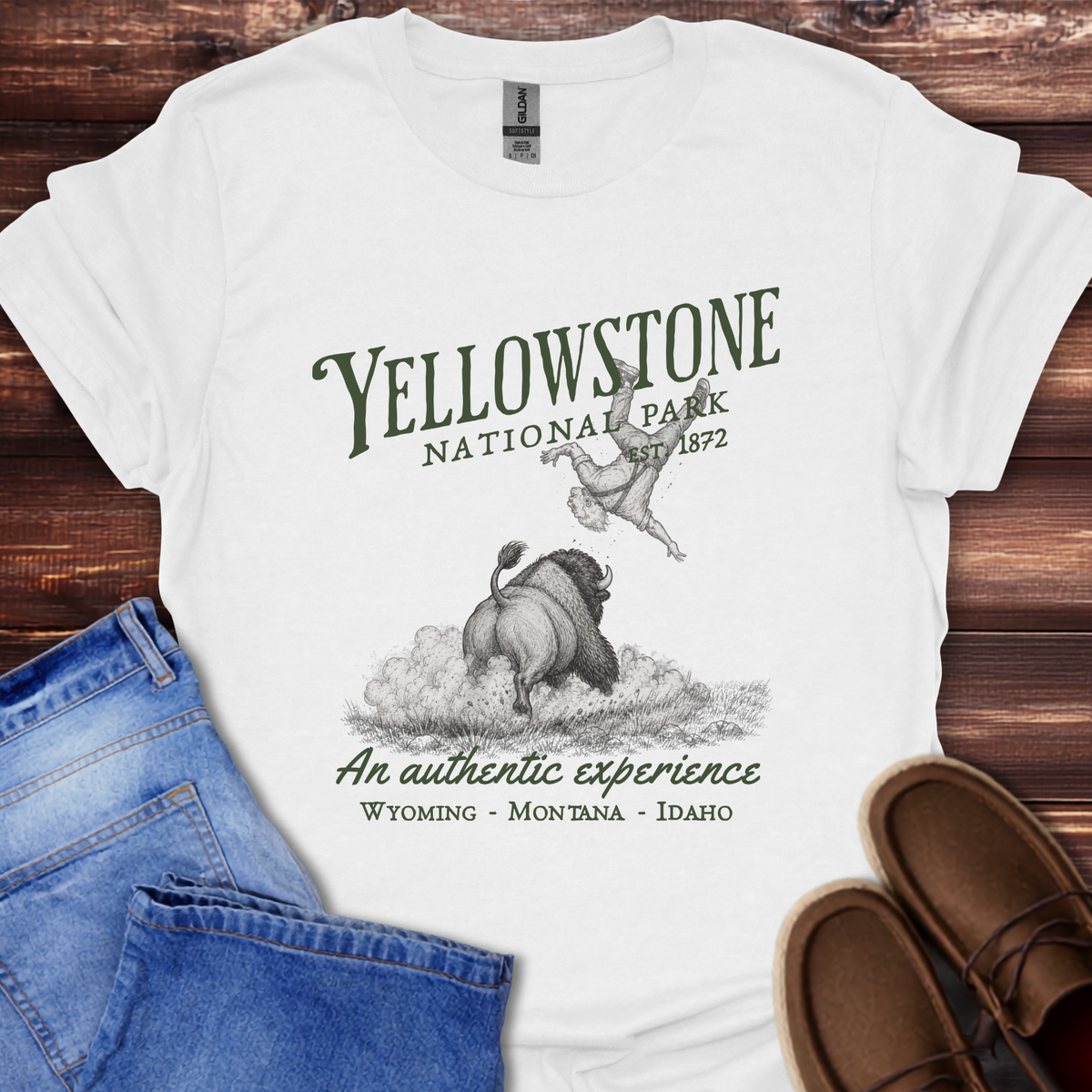 Yellowstone An Authentic Experience T-Shirt