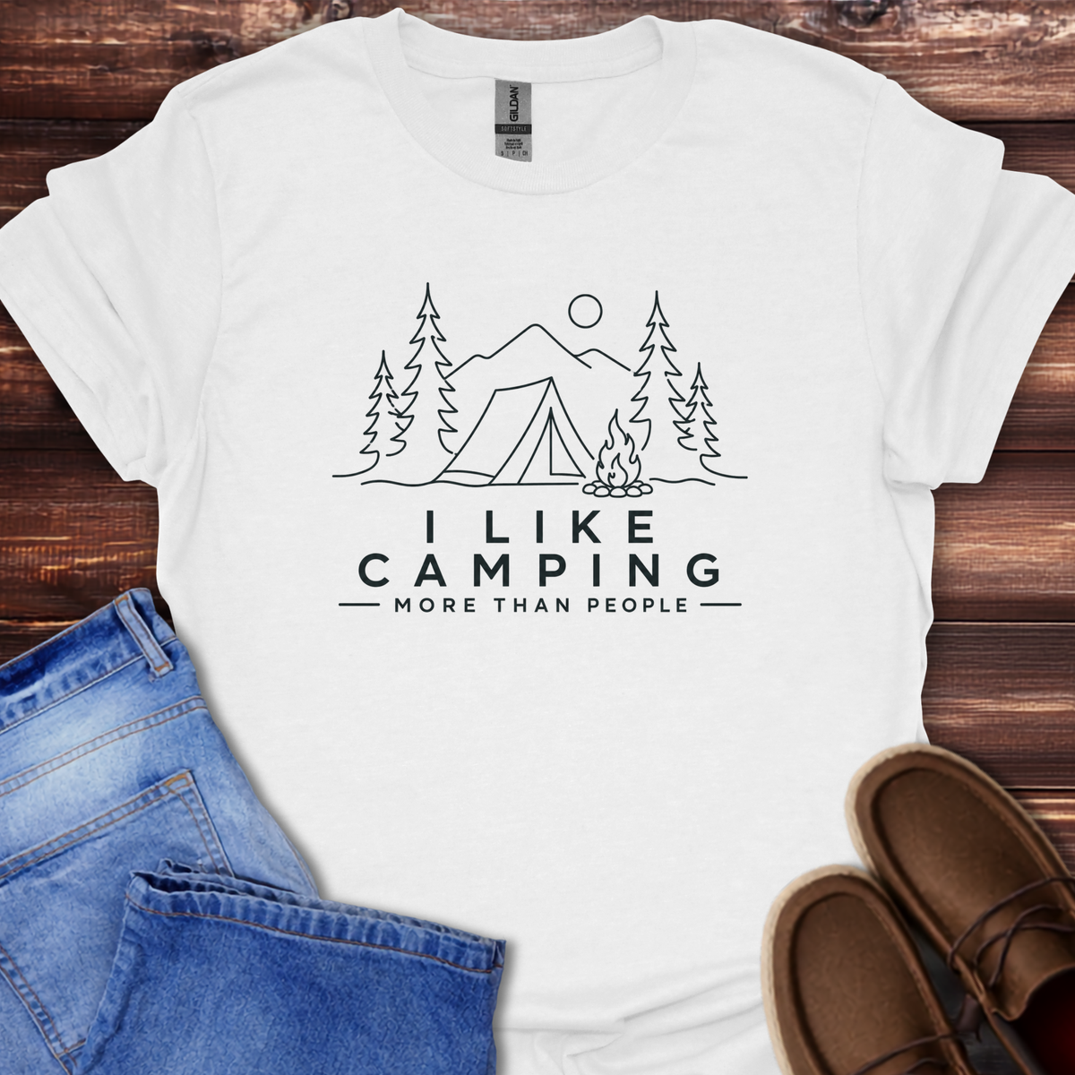 I Like Camping More Than People T-Shirt