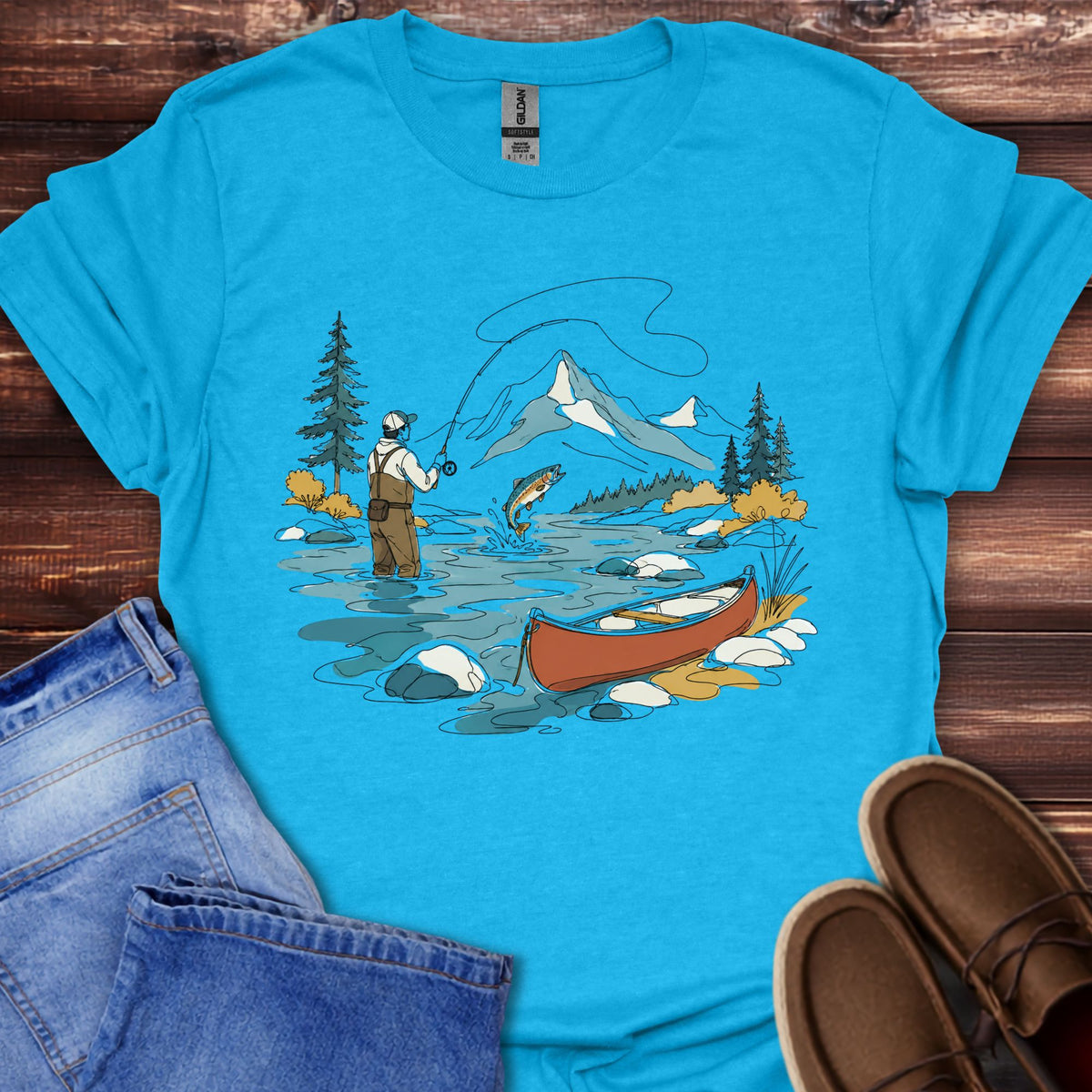 Mountain Fly Fishing T-Shirt