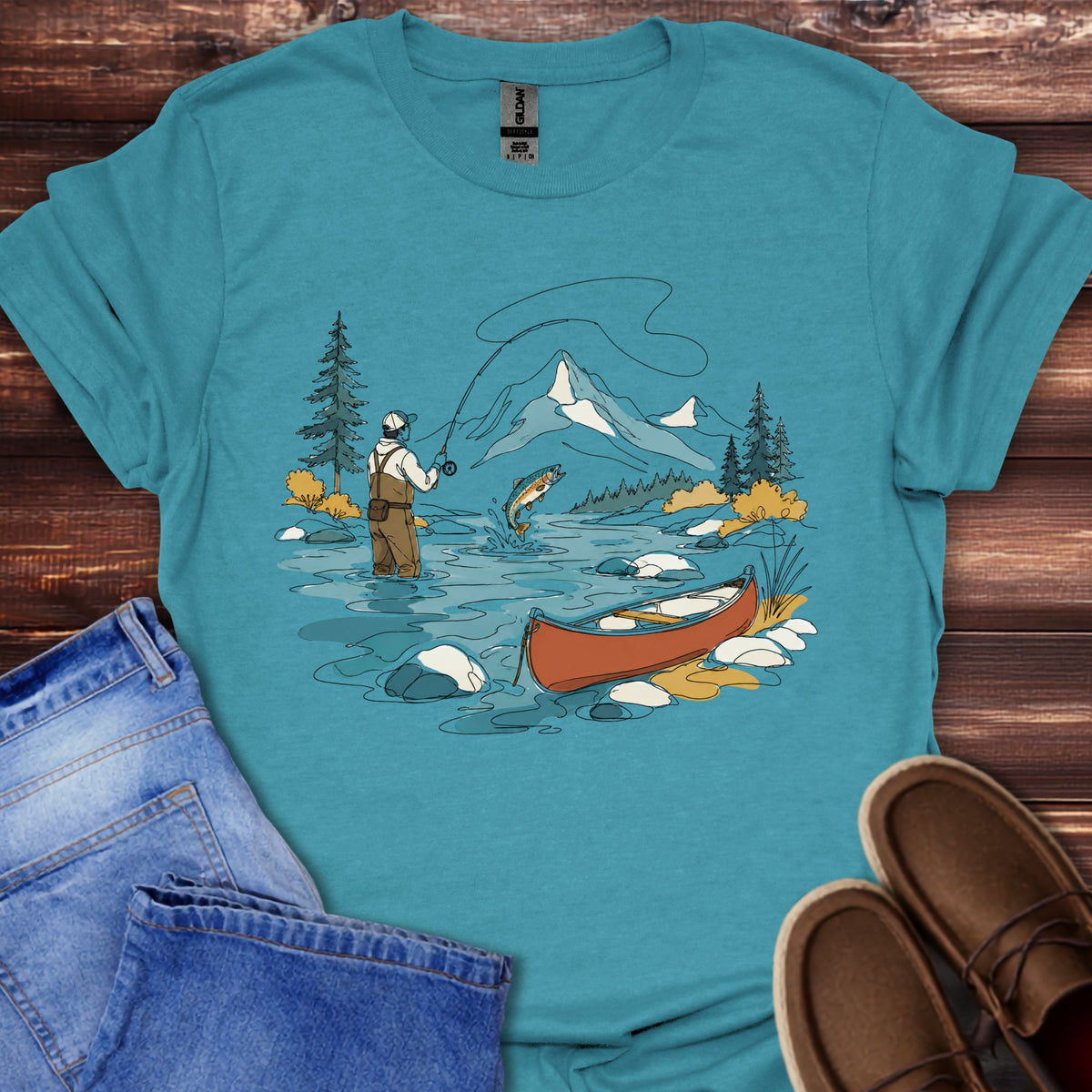 Mountain Fly Fishing T-Shirt