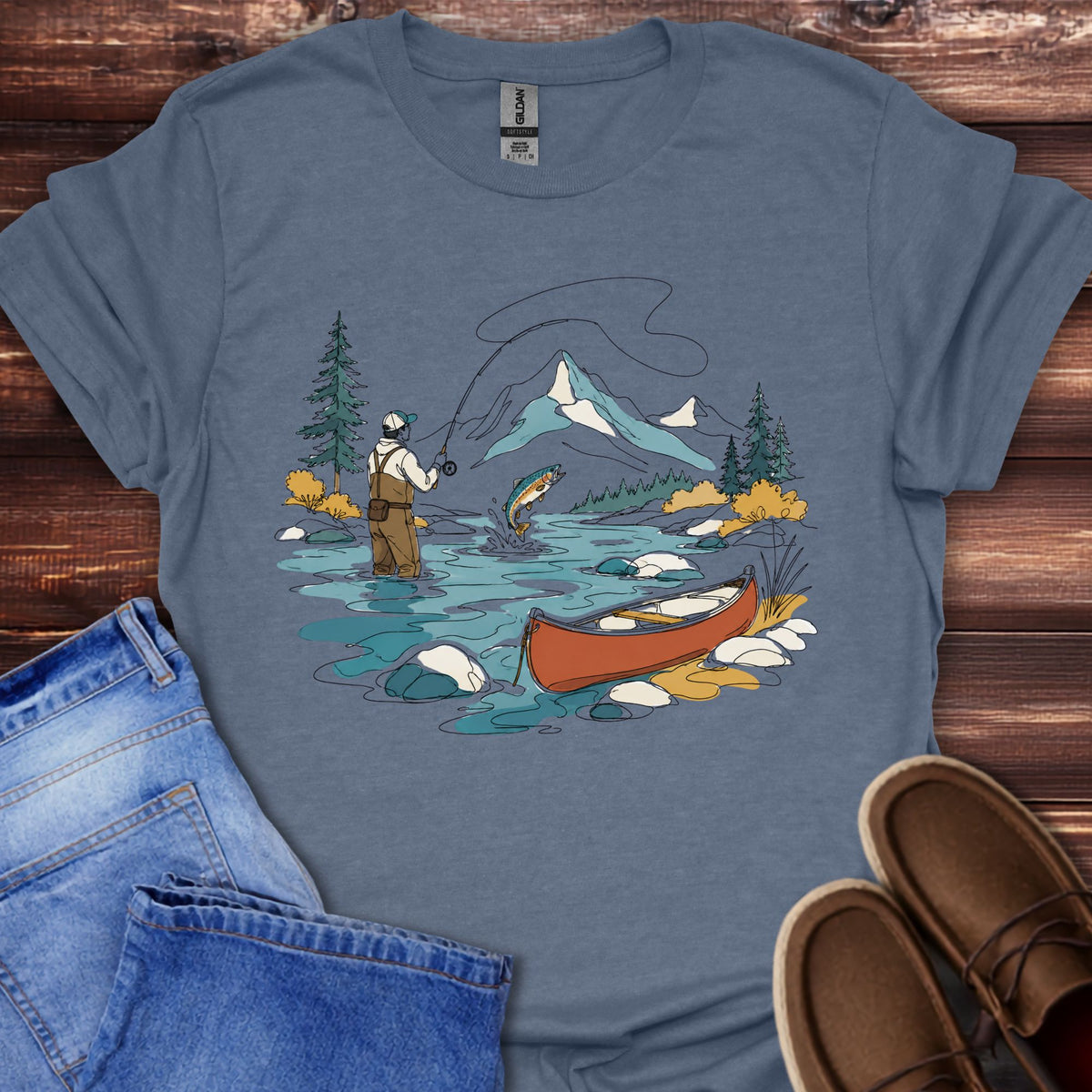 Mountain Fly Fishing T-Shirt