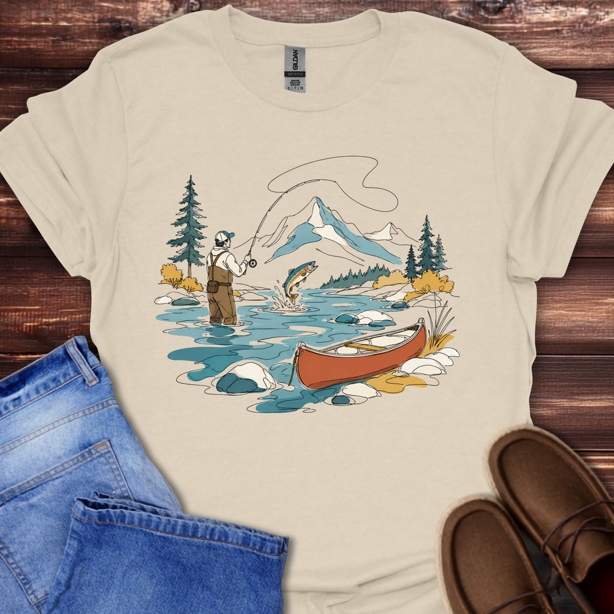 Mountain Fly Fishing T-Shirt
