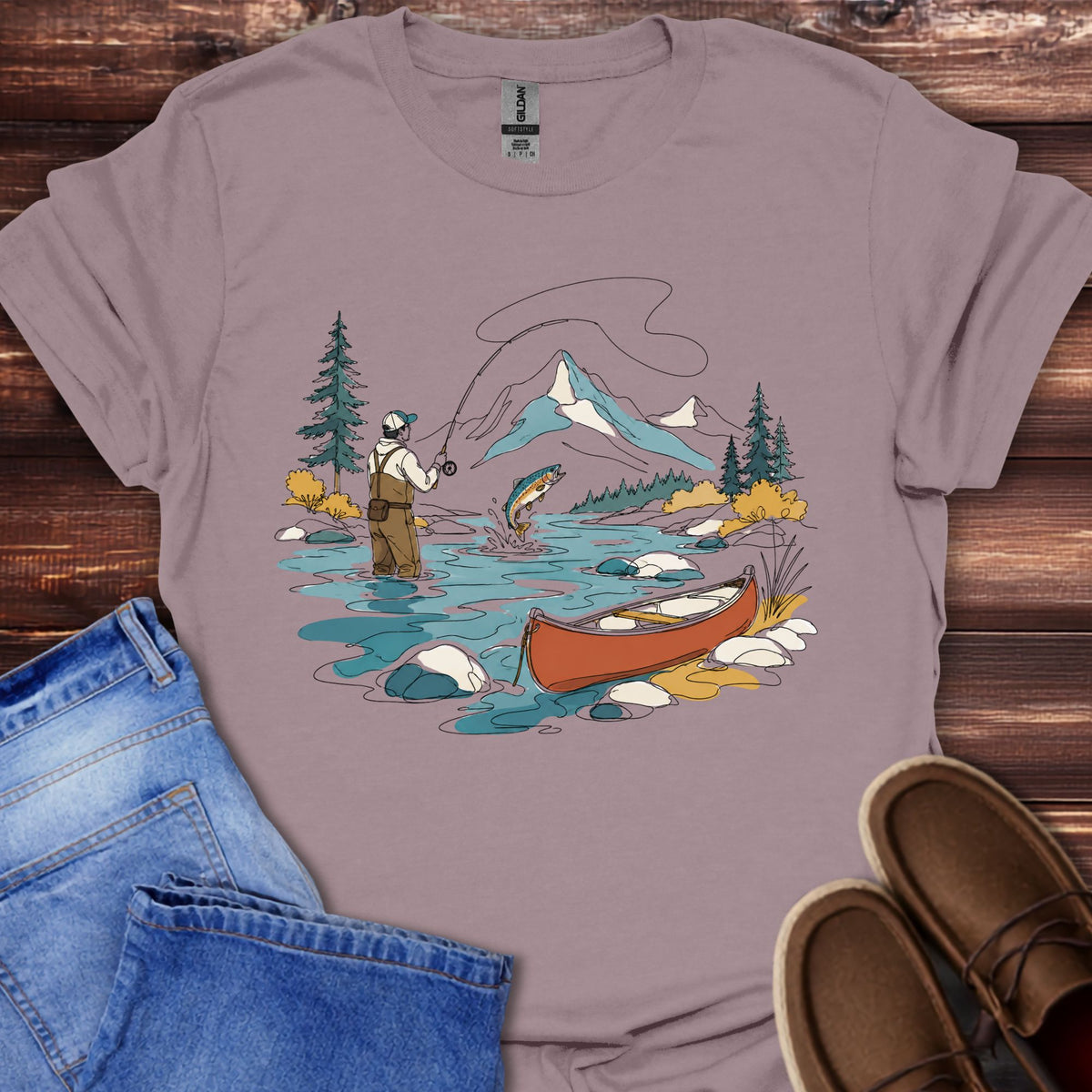 Mountain Fly Fishing T-Shirt