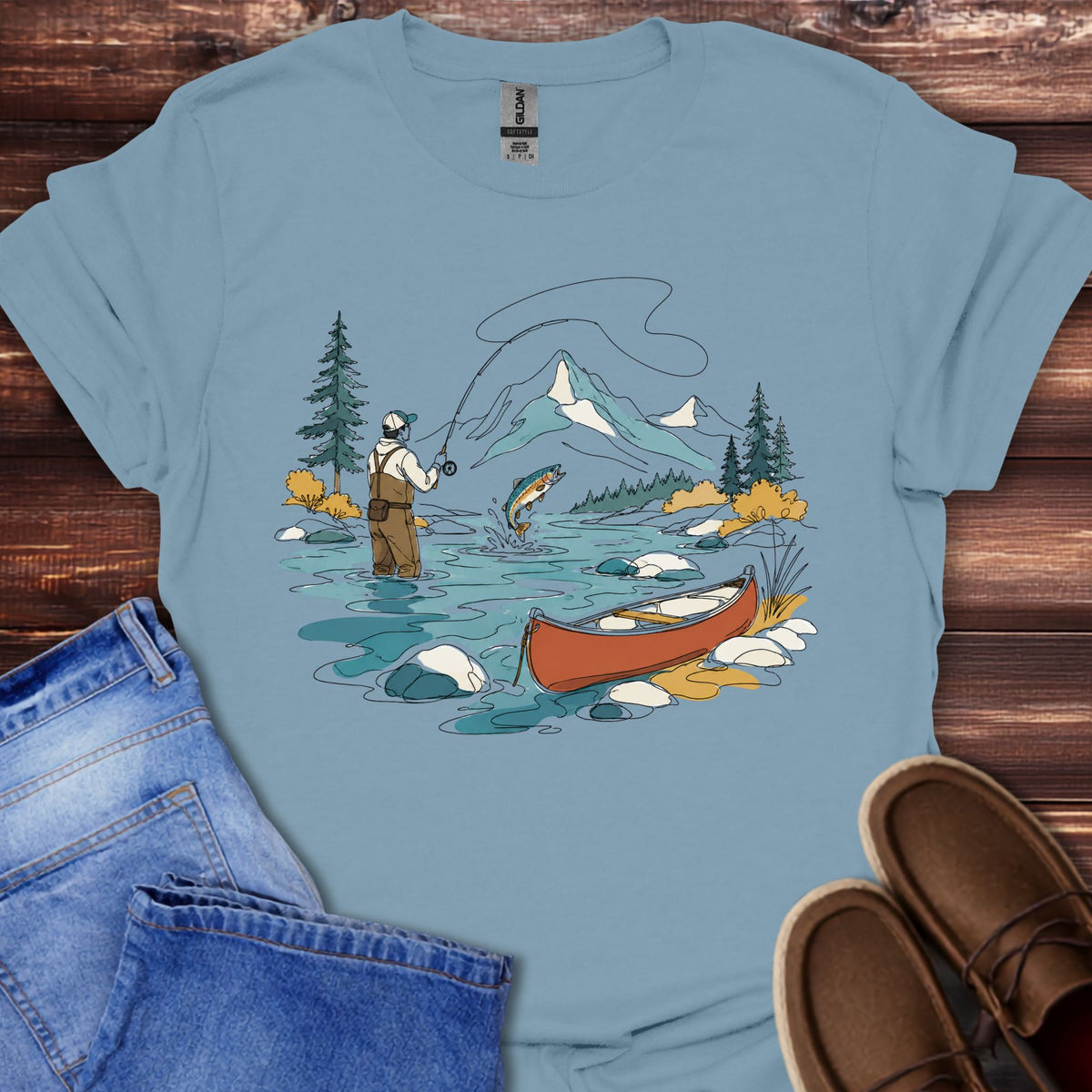Mountain Fly Fishing T-Shirt