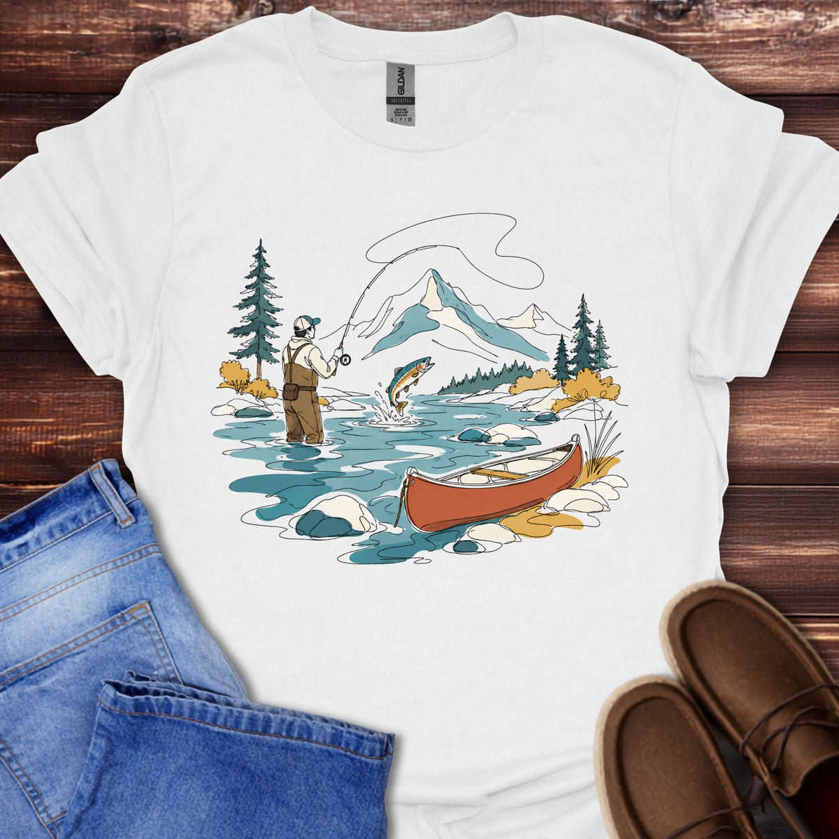 Mountain Fly Fishing T-Shirt
