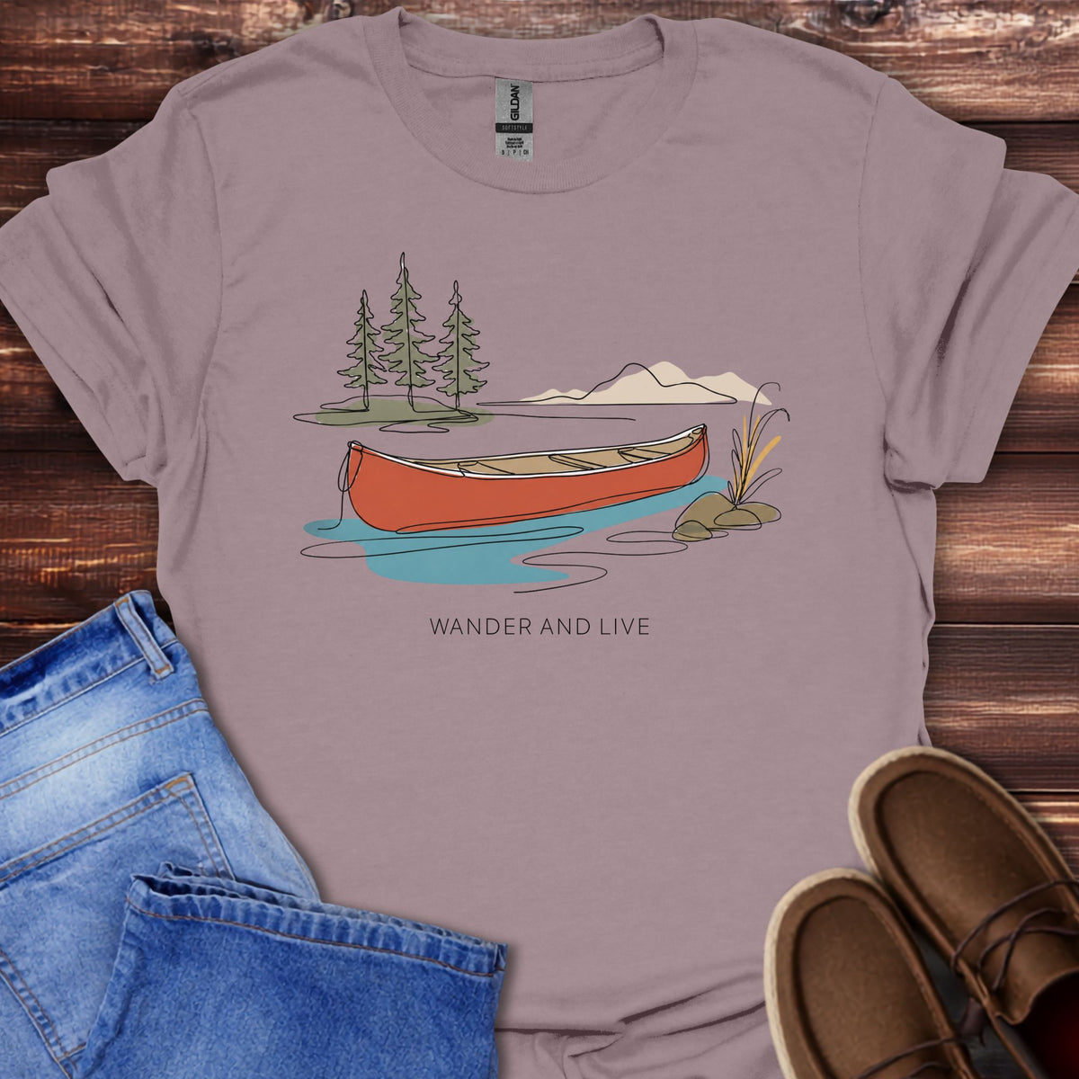 Lakeside Canoe T-Shirt