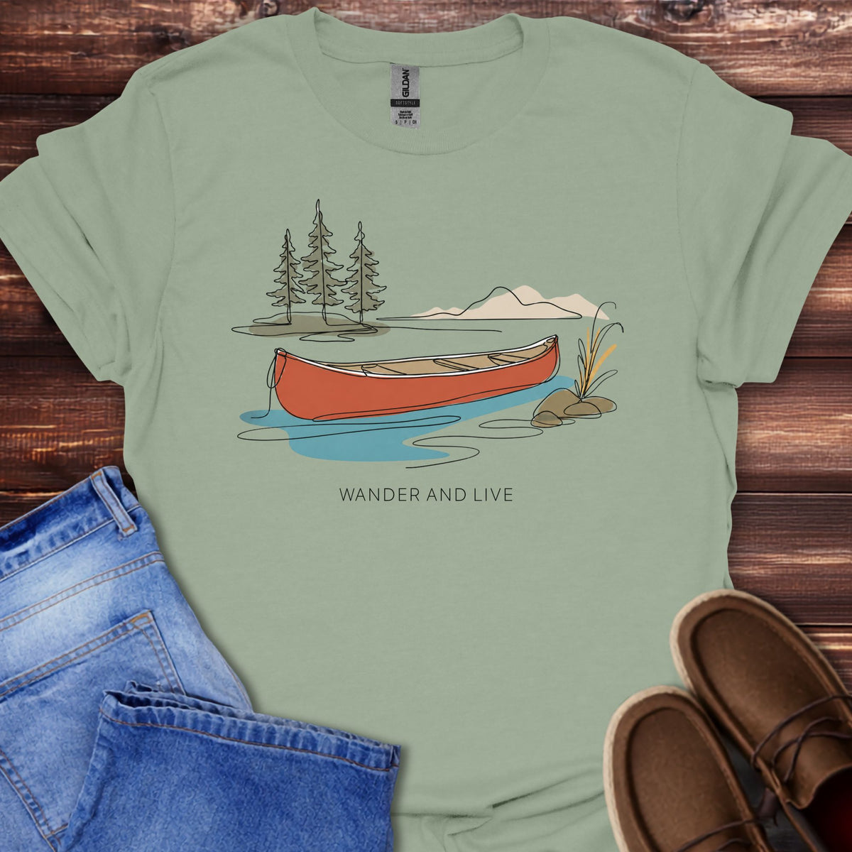 Lakeside Canoe T-Shirt