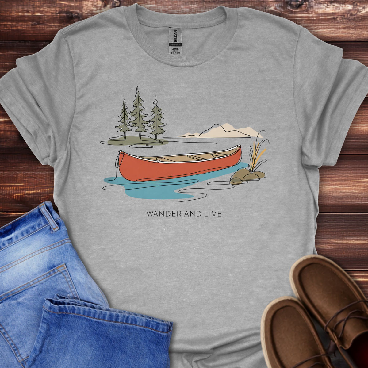 Lakeside Canoe T-Shirt