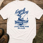 Kayak Fishing, Just Here For The Snacks T-Shirt