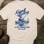 Kayak Fishing, Just Here For The Snacks T-Shirt