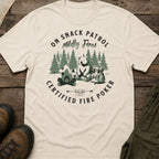 On Snack Patrol, Mildly Feral, Certified Fire Poke T-Shirt