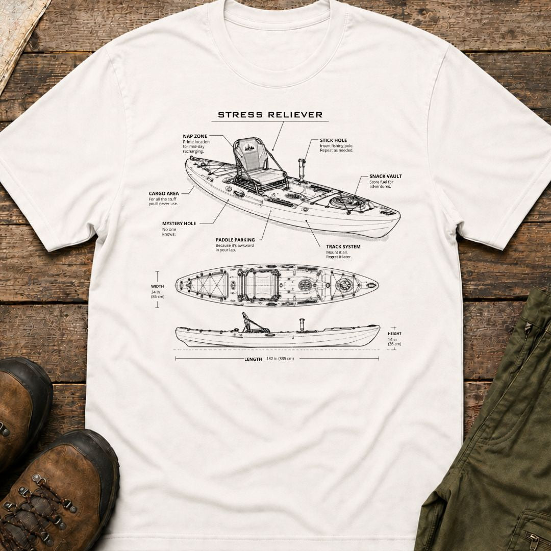 Kayak Schematic T-Shirt