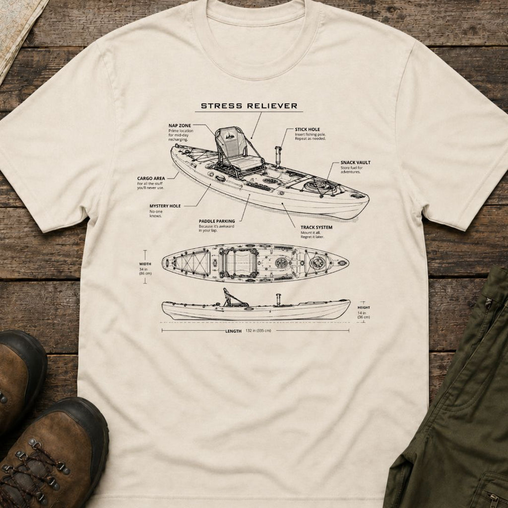 Kayak Schematic T-Shirt